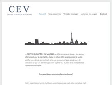 Tablet Screenshot of centre-europeen-viagers.com